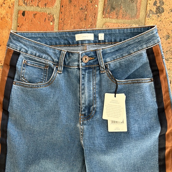 A loves A High rise side stripe jeans Sx28 NWT - Picture 3 of 14